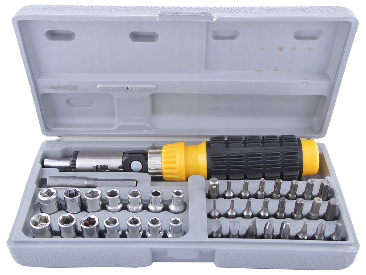0423 Socket and Screwdriver Tool Kit Accessories (41 pcs) - SkyShopy 0423 Socket and Screwdriver Tool Kit Accessories (41 pcs) - SkyShopy